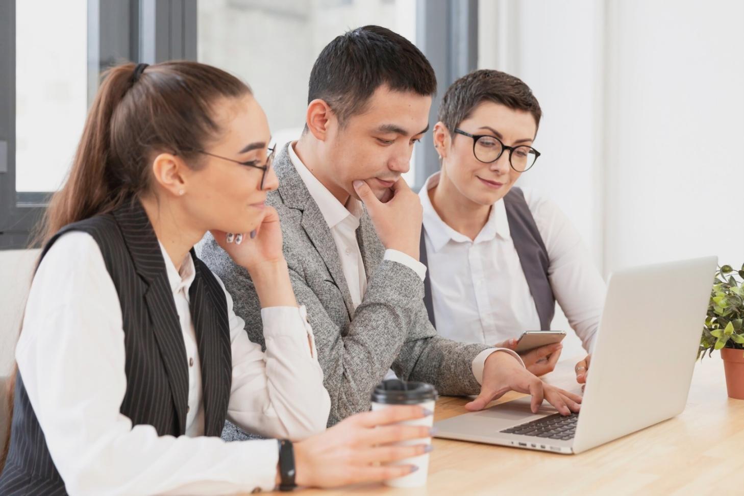 Erfolgreiche Präsentation von Geschäftszahlen